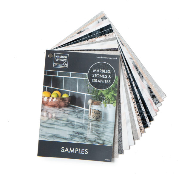 Kitchen Wraps – Dc fix A5 Sample Book Marbles, Stones, Granites (24 designs)