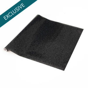 Dc fix Granite Black (Glossy) Self-Adhesive Vinyl Kitchen Wrap