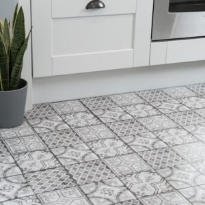 Dc fix Moroccan Grey Self-Adhesive Vinyl Floor Tile