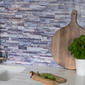 Dc fix Stone Wall Grey 3D Waterproof Wallpaper for Kitchen Splashbacks