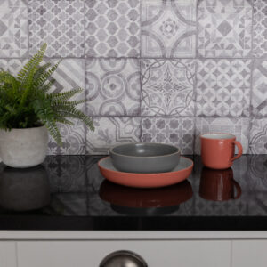 Dc fix Moroccan Tiles 3D Waterproof Wallpaper for Kitchen Splashbacks