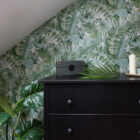Nu Wallpaper Maui Green Peel and Stick Wallpaper for Kitchen Feature Walls