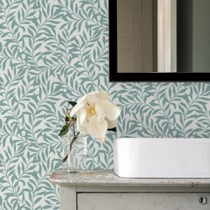 Nu Wallpaper Wisley Spruce Peel and Stick Wallpaper for Kitchen Feature Walls