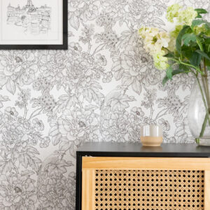 Nu Wallpaper Sudbury Peel and Stick Wallpaper for Kitchen Feature Walls