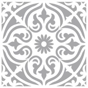 Stencil It Windsor Reusable Tile Stencil for Walls, Floors and Patios