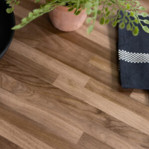 Dc fix Walnut Block Self-Adhesive Vinyl Kitchen Wrap - Kitchen Wraps
