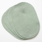 Dc fix Eco-line Wipe Clean Oval Weave Placemat Sage Green