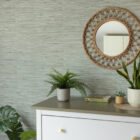 Nu Wallpaper Grassweave Green Peel and Stick Wallpaper for Kitchen Feature Walls