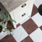 Floor Pops Bonneville Oxblood Self-Adhesive Vinyl Floor Tile