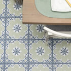 Floor Pops Daphne Sage Green Self-Adhesive Vinyl Floor Tile