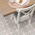 Floor Pops Lillium Green Self-Adhesive Vinyl Floor Tile