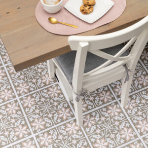 Floor Pops Lillium Green Self-Adhesive Vinyl Floor Tile