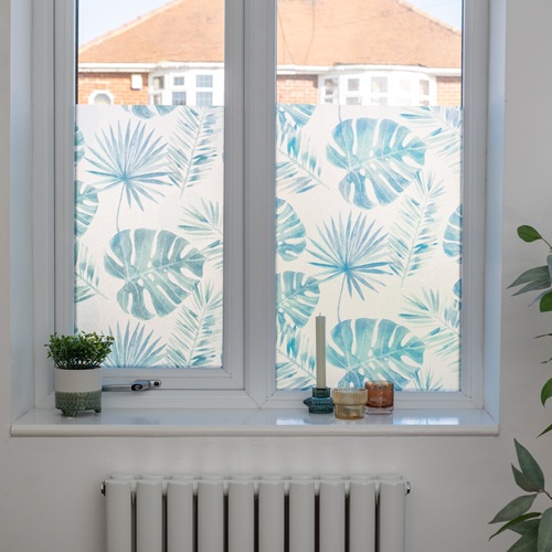 TROPICANO (12) 500 Dc fix Eco Line Tropicano PVC Free Static Cling Window Film
