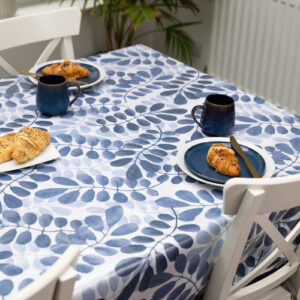 Dc fix Leaves Food Safe PVC Free Polyester Tablecloth