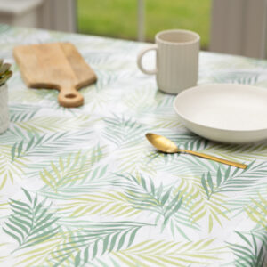 Dc fix Rain Forest Food Safe PVC Free Polyester Tablecloth