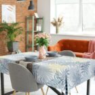 Dc fix Jungle Food Safe PVC Free Polyester Tablecloth