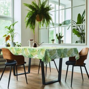 Dc fix Rain Forest Food Safe PVC Free Polyester Tablecloth