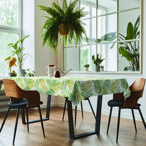 Rainforest (1) 500 Dc fix Rain Forest Food Safe PVC Free Polyester Tablecloth