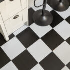 Dc fix Blackwood & Whitewood Checkerboard Self-Adhesive Vinyl Floor Tile