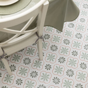 Dc fix Olive Petals Self-Adhesive Vinyl Floor Tile